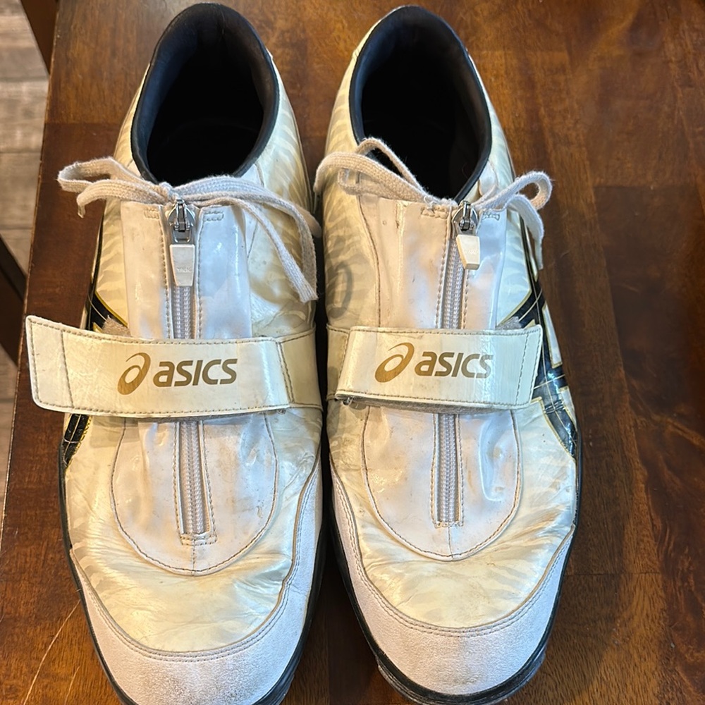 Asics White Cyberthrow Shoes